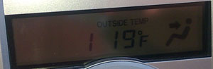 This is what the car said right when I got into the car, it dropped to 80ish, but still..WTH!!