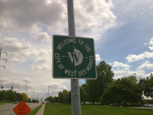 West Des Moines Sign